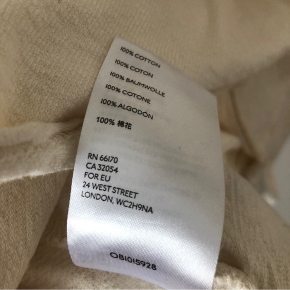 FP Free People Lax tie waist oversize sweatshirt terry - Picture 8 of 9